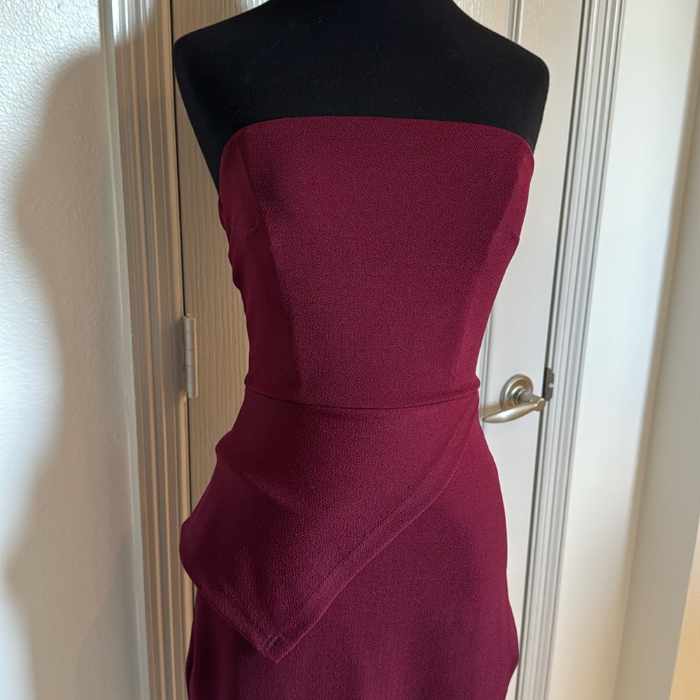 Strapless dress